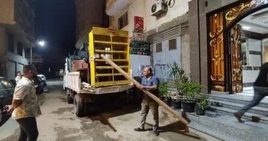 العجوزة تشدد الرقابة على مخالفات البناء ليلاً