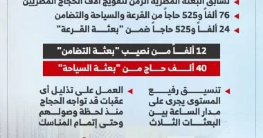 تفاصيل تفويج الحجاج المصريين للأراضي المقدسة