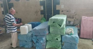 ضبط مصنع غير مرخص للأسمدة في المنوفية