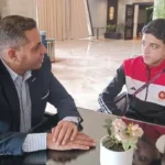 تكريم عبدالله حسونة في البطولة الإفريقية للمصارعة
