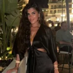 رانيا أبو النصر تتألق بفستان أسود أنيق