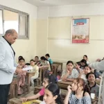 متابعة امتحانات النقل بمدارس شرق المنصورة
