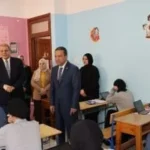 محافظ المنوفية يتفقد لجان امتحانات نهاية العام الدراسي