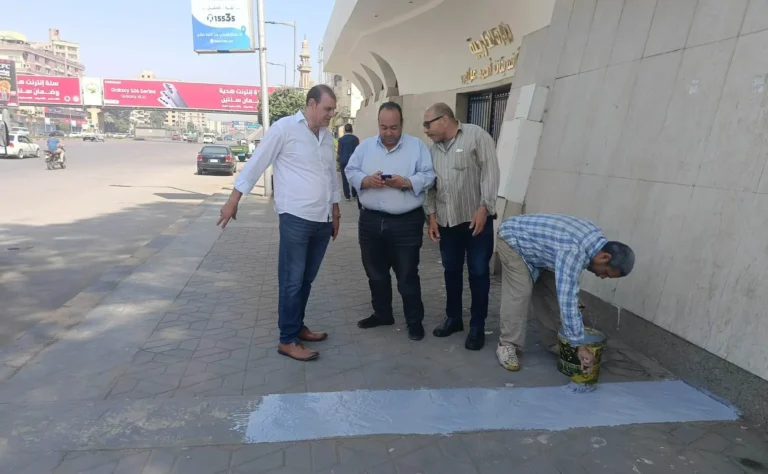تطوير شارع أحمد عرابي بالعجوزة لتحسين المظهر الحضاري