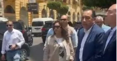 انفعال رئيس الوزراء خلال جولة في منطقة طلعت حرب