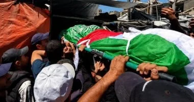 تشييع جثمان القيادي عز الدين الحداد في غزة