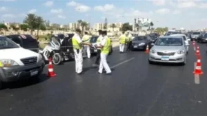 إعادة الحركة المرورية على الطريق الزراعي السريع
