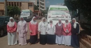 1974 خدمة طبية في قافلة مجانية ببني سويف