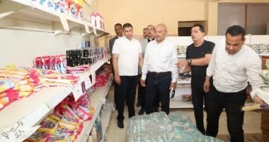 تفقد محافظ السويس لفرع دلتا ماركت في العبور
