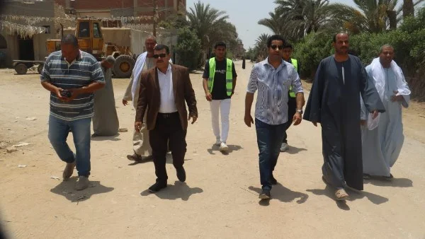 رفع 150 طن قمامة من قرية بياض العرب ببني سويف