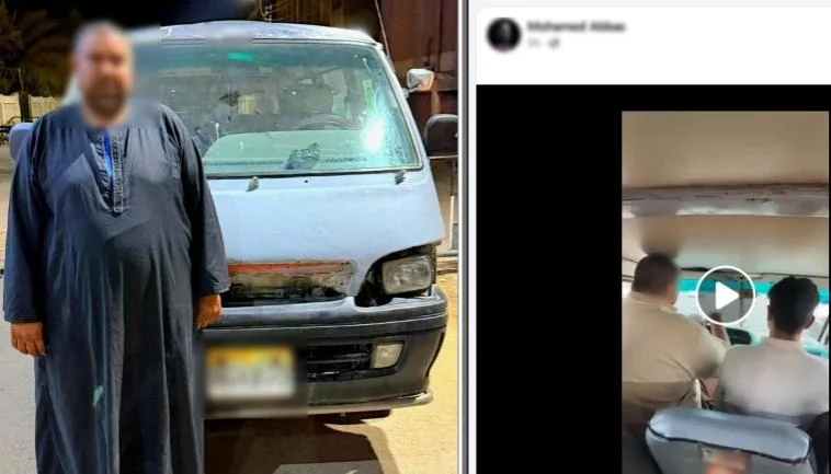 ضبط ميكروباص بعد شائعات اختطاف بالقليوبية