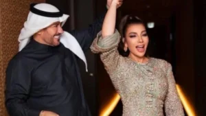 أصالة تنفي شائعات الطلاق بصورة رومانسية