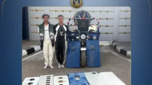 ضبط عاطلين في سرقة كشك كهرباء بالقطامية