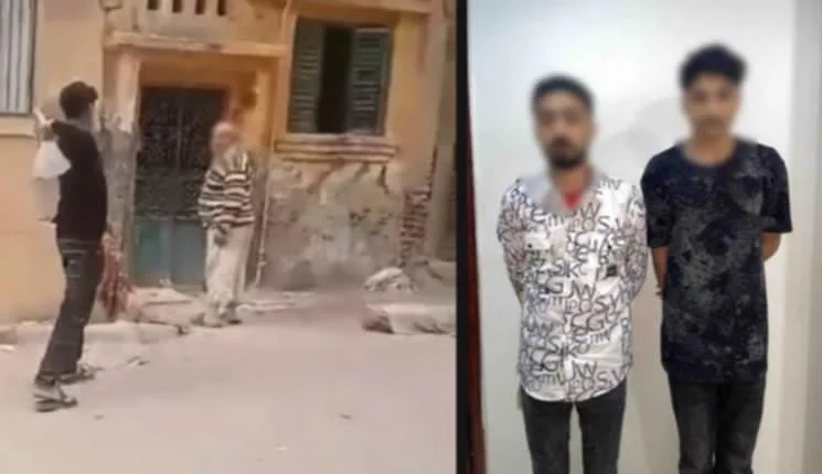 ضبط شخصين لإلقاء كيس مياه على مسن في الغربية