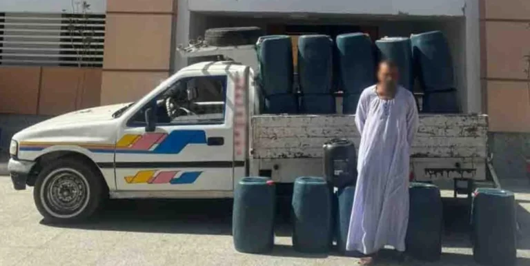 ضبط محاولة تهريب مواد بترولية في الأقصر