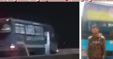 ضبط أتوبيس الموت في الشروق بعد سيره عكس الاتجاه