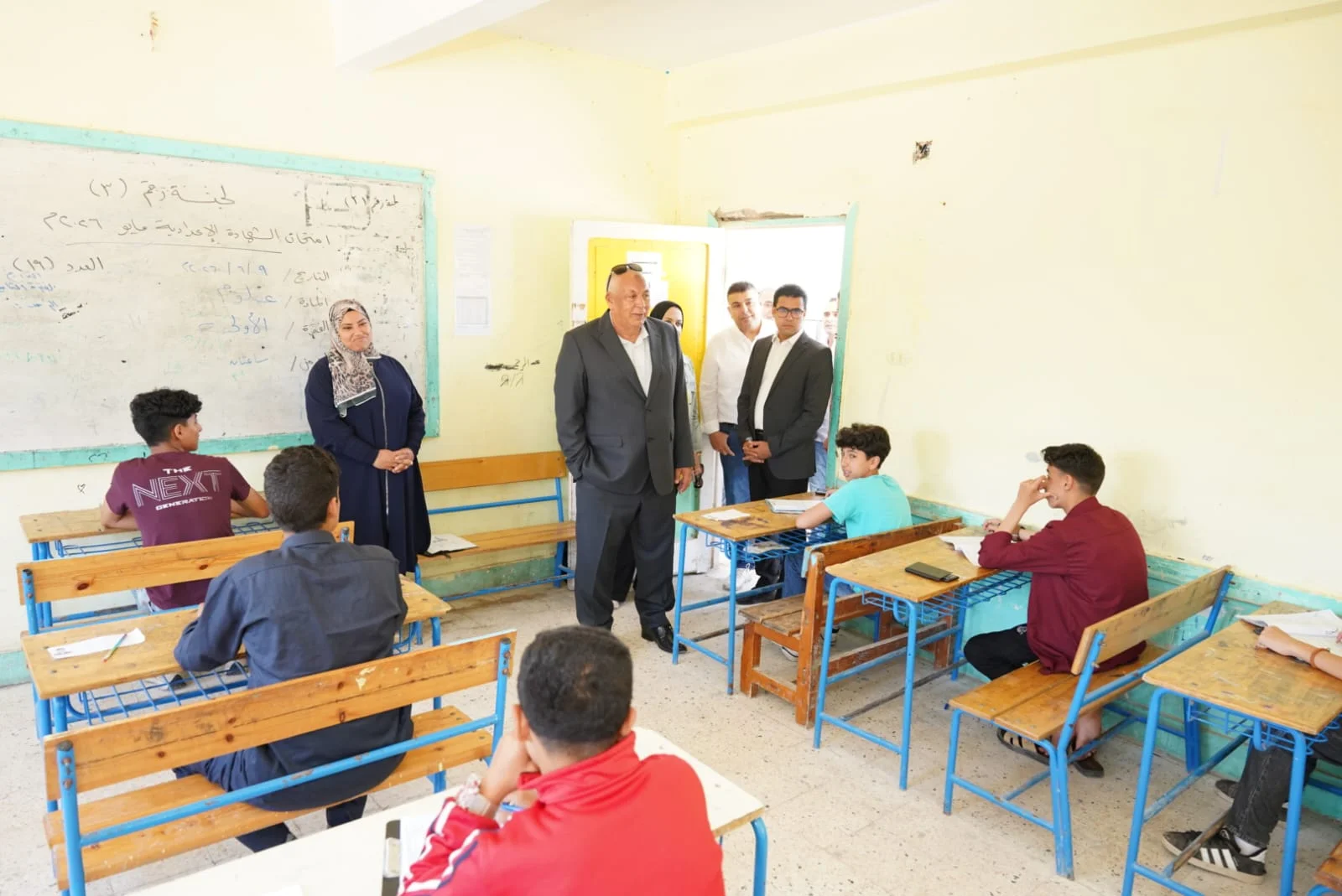 توفير الأجواء الملائمة لطلاب امتحانات الشهادتين في مطروح