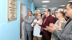 محافظ الشرقية يفتتح أقسام جديدة بمستشفى بلبيس المركزي