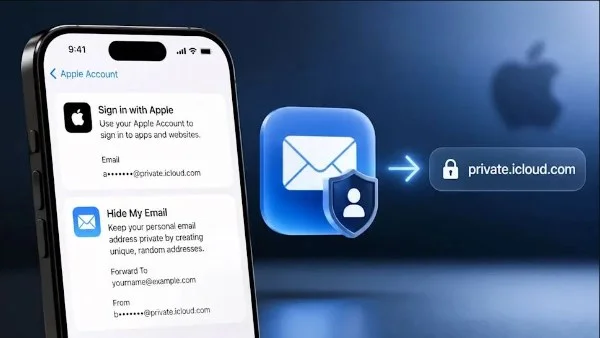 آبل تدرس تعديل ميزة إخفاء البريد الإلكتروني