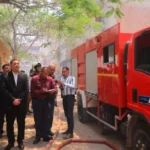 إخماد حريق في عقار دمياط والأجهزة الأمنية تتدخل