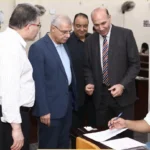 رئيس جامعة الزقازيق يتفقد امتحانات الحاسبات والمعلومات