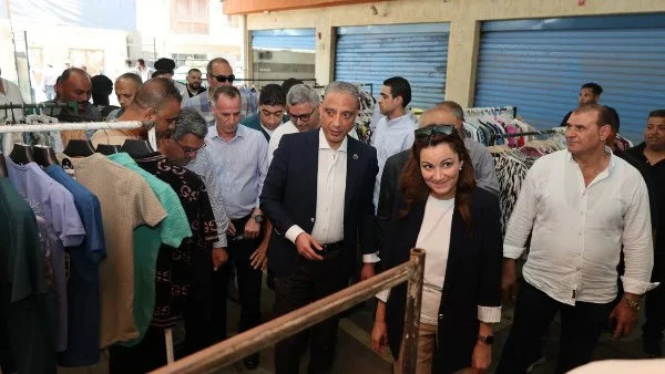 افتتاح سوق بولاق الدكرور الحضاري لبيع الملابس الجاهزة
