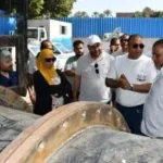 تفقد رئيس مياه الجيزة للورشة العمومية وفرق الطوارئ