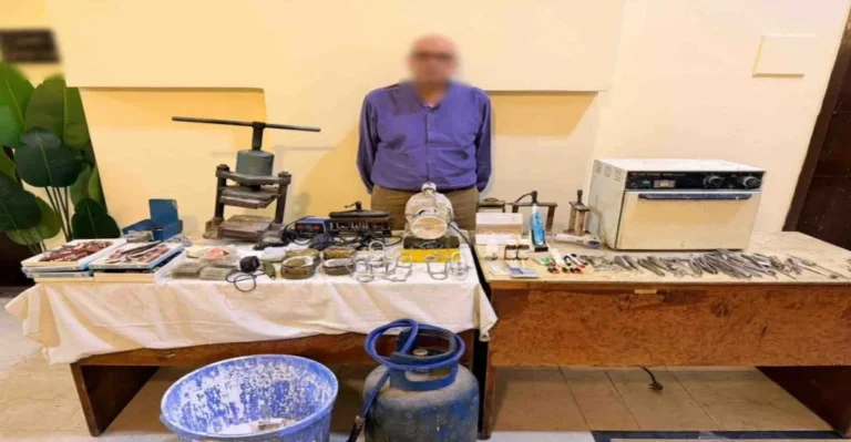 ضبط فني أسنان انتحل صفة طبيب بالموسكي