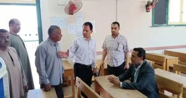 متابعة جاهزية لجان الثانوية العامة في بلاط