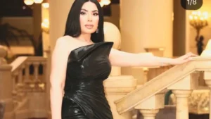 عبير صبري تتألق بفستان أسود جذاب