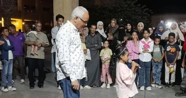 عروض فنية للأطفال في شارع الفن بأسوان