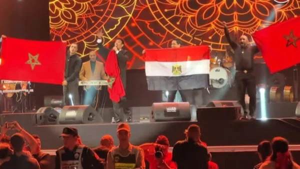 سعد الصغير يتألق في مهرجان موازين برفع علمي مصر والمغرب