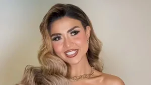 فرح شعبان تتألق بفستان زفاف أنيق عبر إنستجرام