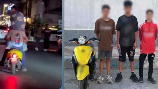 القبض على طلاب استعرضوا بدراجة نارية في بورسعيد