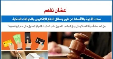 سداد الأجرة والأقساط عبر وسائل الدفع الإلكتروني