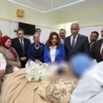 زيارة إنسانية لطمأنة رئيسة قرية كفر الشيخ