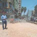 توسعة شارع الري في القوصية لتحسين حركة المرور