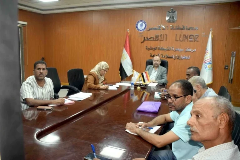 جهود تقنين الأراضي: اجتماع لمتابعة المتغيرات المكانية في الأقصر