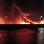 حريق هائل بمصنع كيماويات في الخانكة