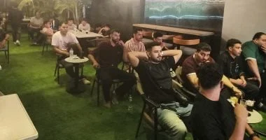 دعم مصري في مقاهي المنوفية خلال مباراة مصر ونيوزيلندا