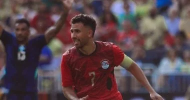 تريزيجيه يسجل هدف مصر الثالث أمام نيوزيلندا