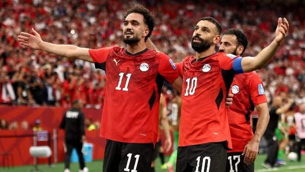 تهنئة وزير الرياضة للمنتخب المصري بعد الفوز التاريخي