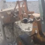 إزالة تعديات على الأراضي الزراعية في سمسطا ببني سويف