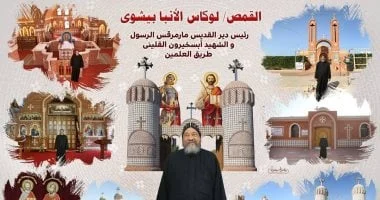 زيارة وفد للتراث لدير مارمرقس الأرثوذكسية