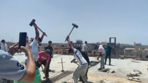 حملات مكثفة لإزالة مخالفات البناء في الإسكندرية