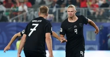 هالاند يقود النرويج للفوز على السنغال في كأس العالم