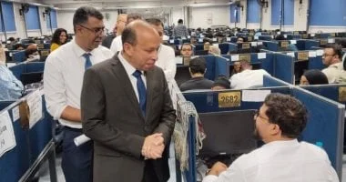 تفقد عميد كلية طب قصر العيني امتحانات الفرقة الرابعة