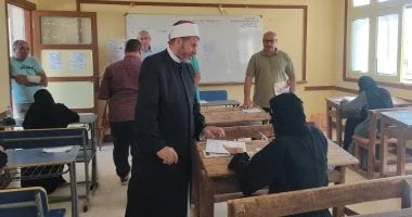 رئيس منطقة جنوب سيناء الأزهرية يتابع سير امتحانات الثانوية