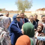 محافظ الوادي الجديد تتفقد امتحانات الثانوية العامة ومشروعات تنموية