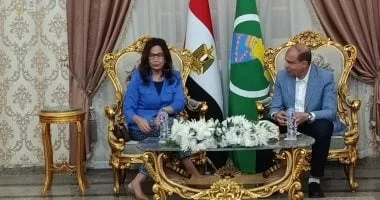 استقبال وزيرة الثقافة في المنيا